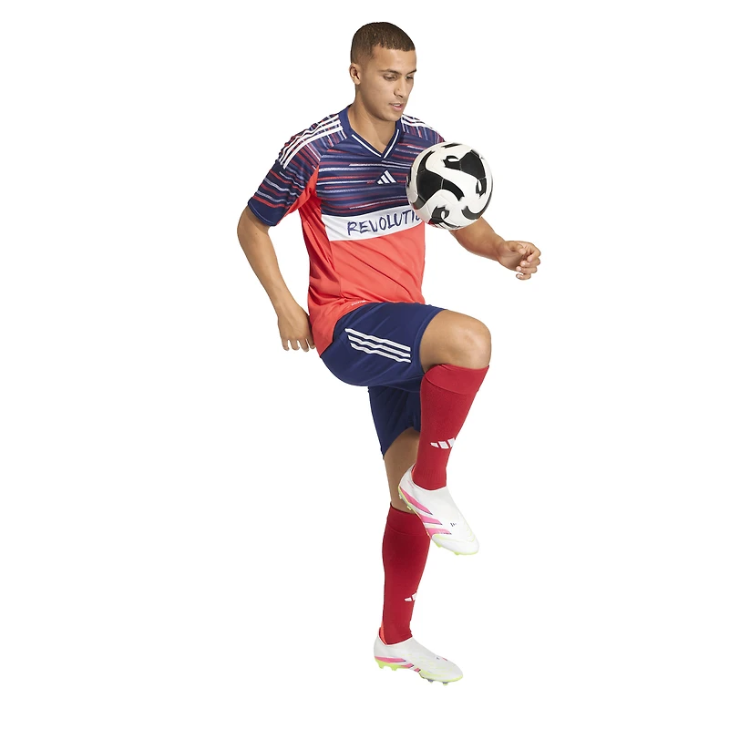 Men's adidas Navy New England Revolution 2025 Archive Collection Authentic Shorts