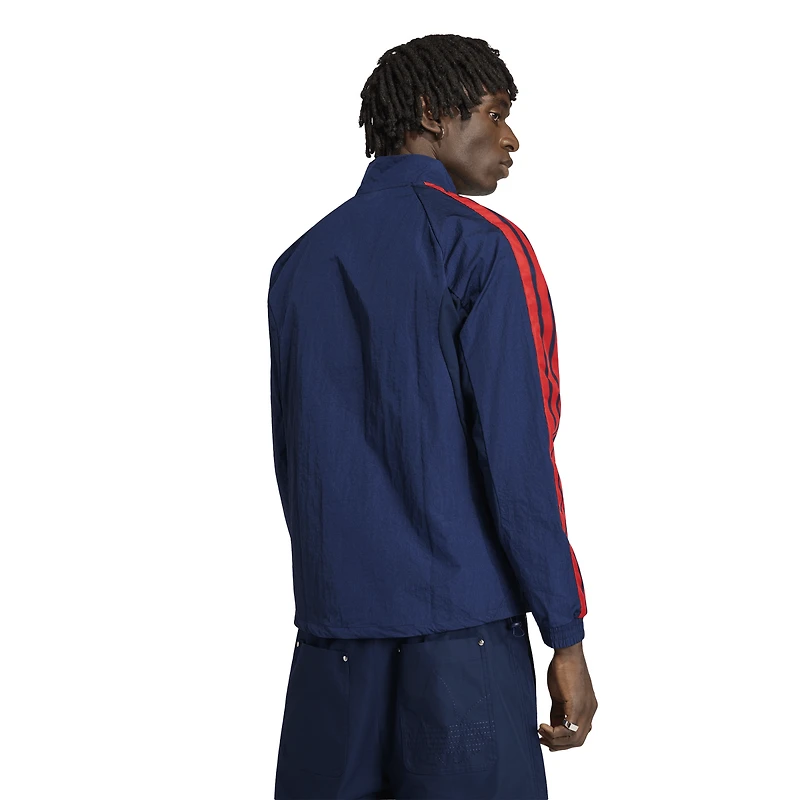 Veste raglan zippée adidas New England Revolution 2026 Anthem bleu marine pour homme