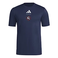 T-shirt adidas New England Revolution 2026 bleu marine pour homme