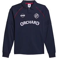 Men's adidas Navy Orchard x New England Revolution Skateboarding Long Sleeve Jersey