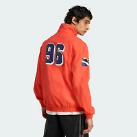 Men's adidas Originals Red New England Revolution 2025 Archive Collection Anthem Full-Zip Jacket