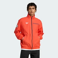 Veste zippée intégrale adidas Originals New England Revolution 2025 Archive Collection Anthem pour homme, rouge