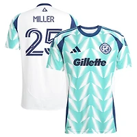 Maillot réplique adidas Peyton Miller blanc New England Revolution 2025 Eastern White Pine X Drapeau de la Nouvelle-Angleterre pour homme