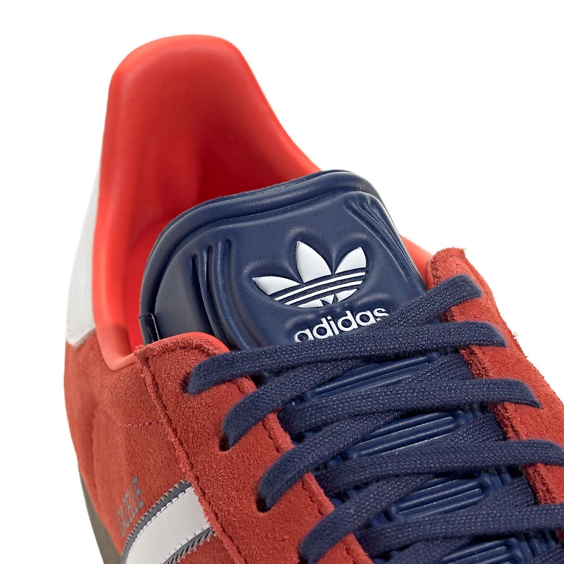 Men's adidas  Red/White New England Revolution 2025 Jersey Hook Third Gazelle Shoes