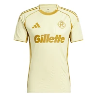 Men's adidas Tan New England Revolution 2025 One Planet Pre-Match Top
