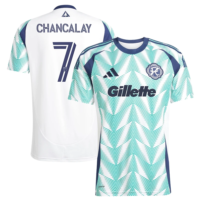 Men's adidas Tomás Chancalay White New England Revolution 2025 Eastern Pine x Flag of Replica Player Jersey