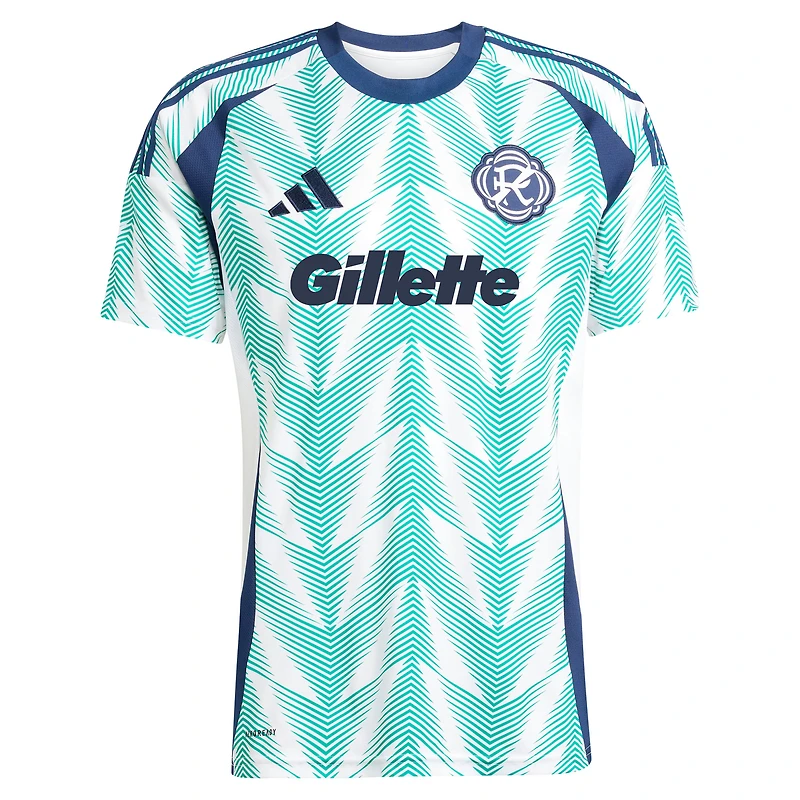 Men's adidas  White New England Revolution 2025 Eastern Pine x Flag of Replica Jersey