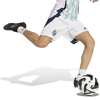 Short adidas blanc New England Revolution Away 2025 Eastern White Pine X Flag of Authentic pour homme