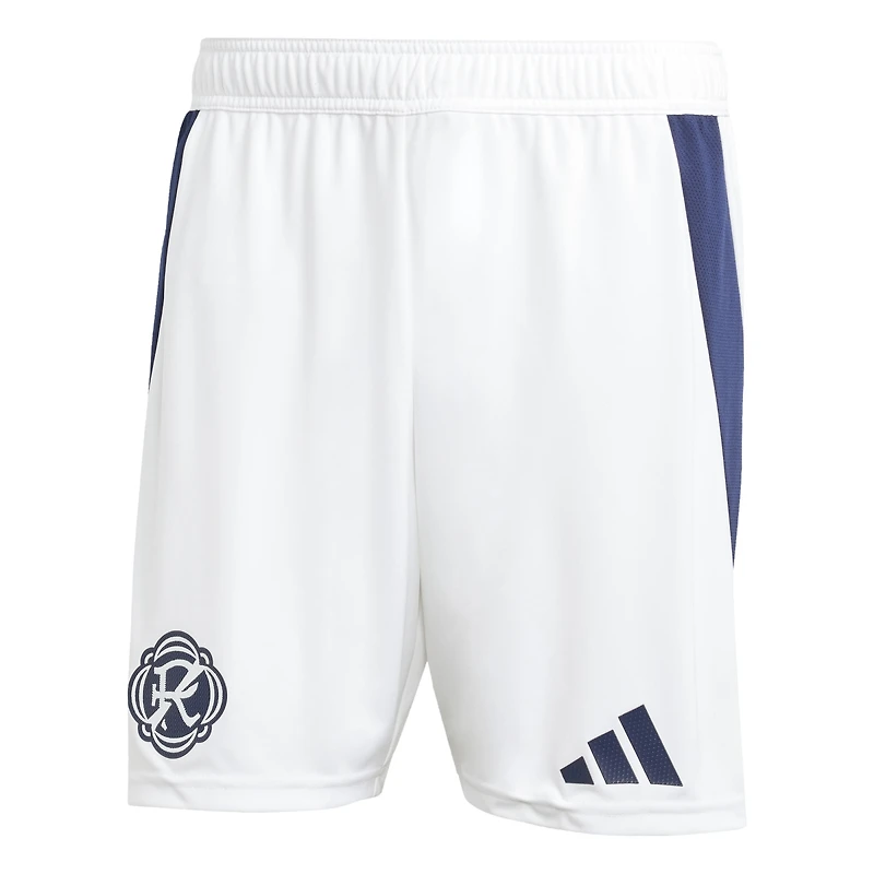 Short adidas blanc New England Revolution Away 2025 Eastern White Pine X Flag of Authentic pour homme