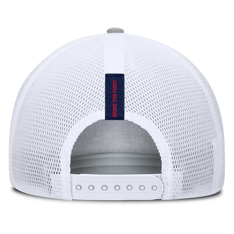Casquette ajustable à bloc bas New England Revolution pour homme, gris chiné, Fanatics