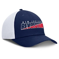 Casquette Fanatics bleu marine New England Revolution Rocket Flex pour homme