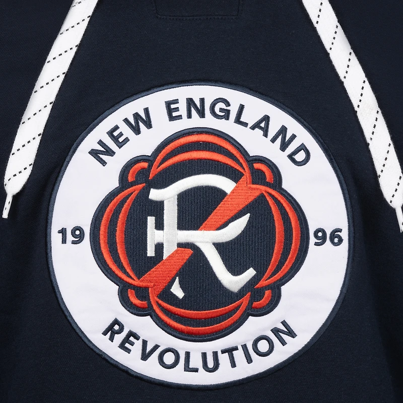Sweat à capuche bleu marine New England Revolution pour homme