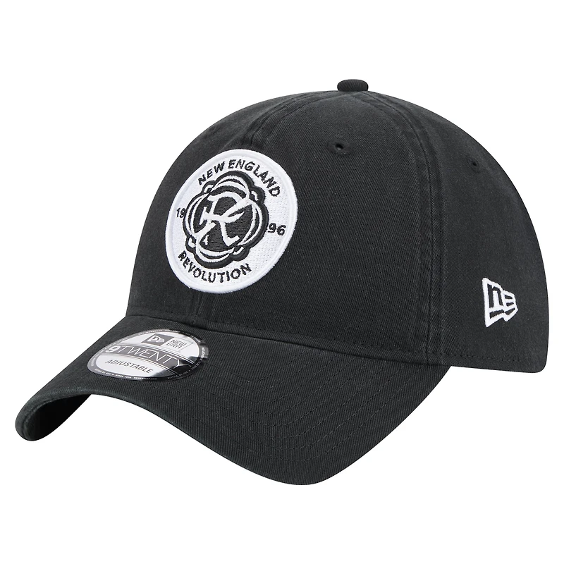 Casquette ajustable New England Revolution 2025 Kickoff 9TWENTY noire New Era pour homme