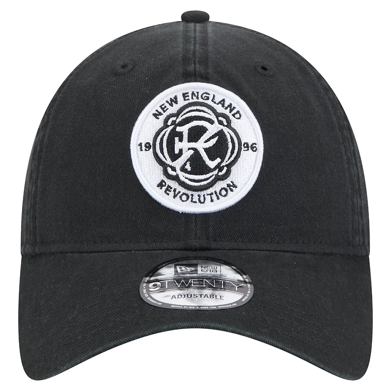 Casquette ajustable New England Revolution 2025 Kickoff 9TWENTY noire New Era pour homme