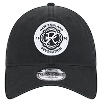 Casquette ajustable New England Revolution 2025 Kickoff 9TWENTY noire New Era pour homme
