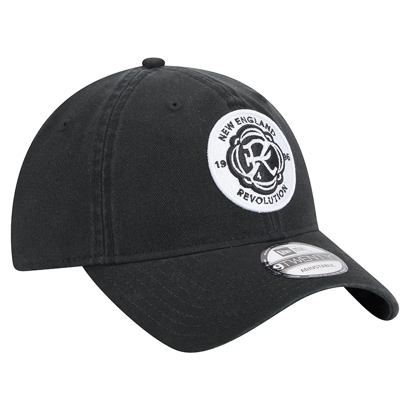 Casquette ajustable New England Revolution 2025 Kickoff 9TWENTY noire New Era pour homme