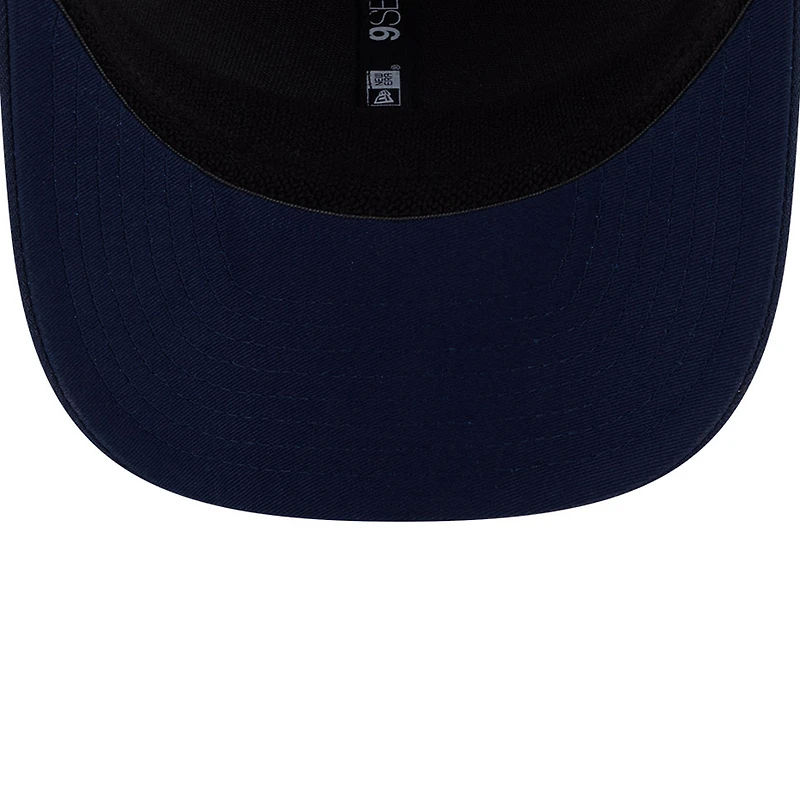 Casquette extensible New Era 9SEVENTY bleu marine/blanc New England Revolution 2025 pour homme