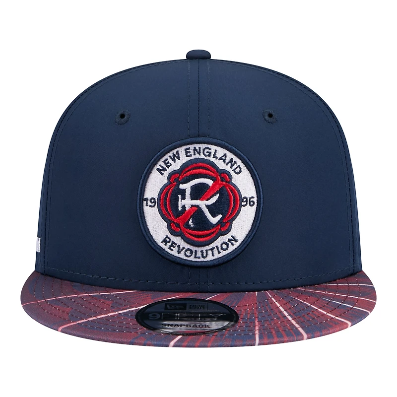 Casquette snapback New Era bleu marine New England Revolution 2026 Jersey Hook 9FIFTY pour homme