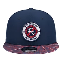 Casquette snapback New Era bleu marine New England Revolution 2026 Jersey Hook 9FIFTY pour homme