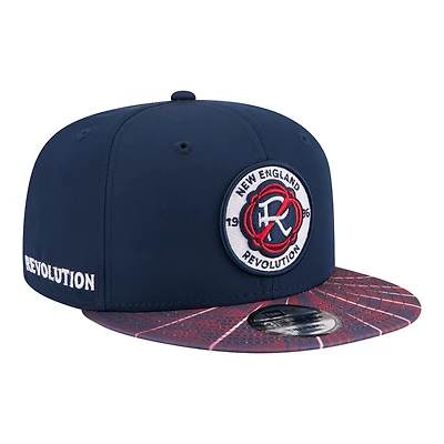 Men's New Era Navy New England Revolution 2026 Jersey Hook 9FIFTY Snapback Hat