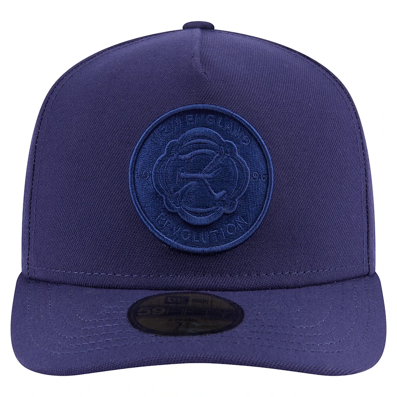 Casquette ajustée New England Revolution A-Frame 59FIFTY bleu marine pour homme de Era