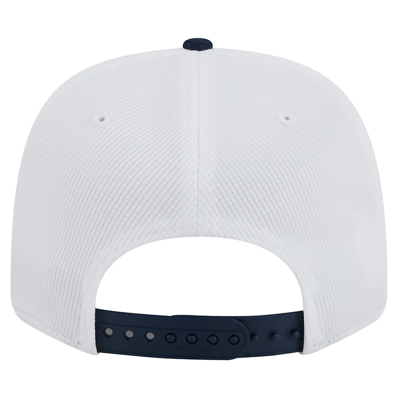 Men's New Era  White/Navy New England Revolution 2025 Jersey Hook 9SEVENTY Stretch-Snap Hat