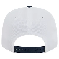 Men's New Era  White/Navy New England Revolution 2025 Jersey Hook 9SEVENTY Stretch-Snap Hat