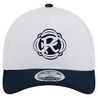 Men's New Era White New England Revolution 2025 Jersey Hook 9FORTY M-Crown Adjustable Hat