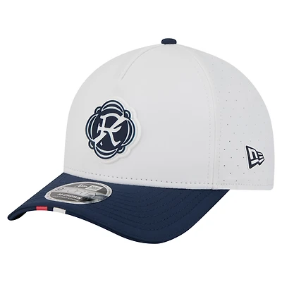 Men's New Era  White New England Revolution 2026 MLS Kick Off 9FORTY M-Crown A-Frame Adjustable Hat