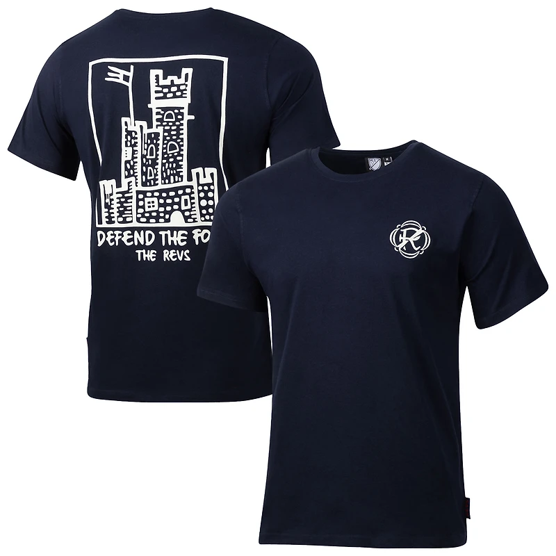 Men's  Sport Design Sweden Navy New England Revolution Everyday Relaxed T-Shirt