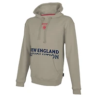 Sweat à capuche Stadium Essentials pour hommes, brun clair, New England Revolution Status