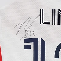 Maillot adidas blanc dédicacé par Nick Lima des New England Revolution, numéro 12, utilisé lors du match de la saison 2024 de la MLS - Taille M