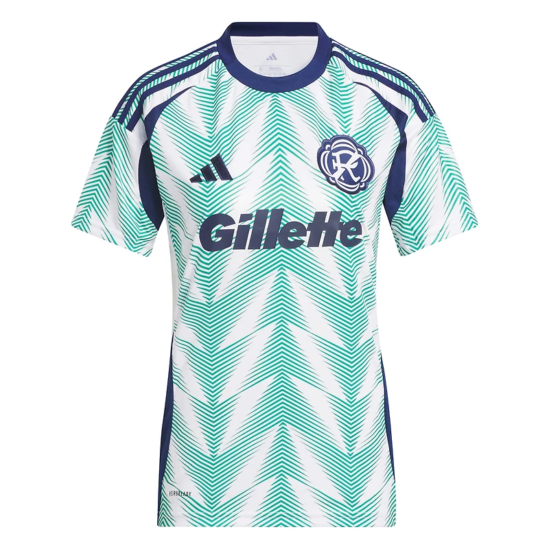 Women's adidas Carles Gil White New England Revolution 2025 Eastern Pine x Flag of Replica Player Jersey