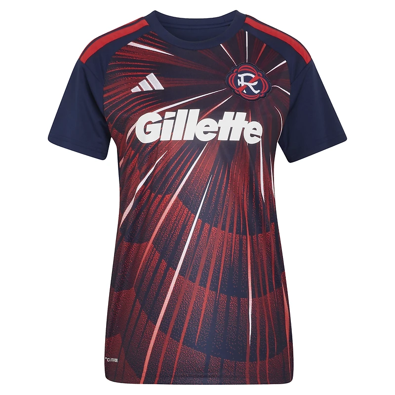 Women's adidas Dor Turgeman Blue New England Revolution  2026 Independence Day Replica Jersey