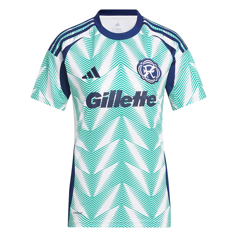 Women's adidas Dor Turgeman White New England Revolution 2025 Eastern Pine X Flag of Replica Jersey