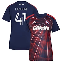 Maillot réplique adidas Luca Langoni bleu New England Revolution 2026 Independence Day pour femme