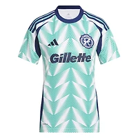Women's adidas Luca Langoni White New England Revolution 2025 Eastern Pine x Flag of Replica Player Jersey
