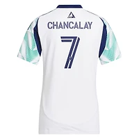 Women's adidas Tomás Chancalay White New England Revolution 2025 Eastern Pine x Flag of Replica Player Jersey