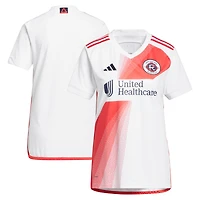 Maillot New England Revolution 2023 Defiance Replica adidas blanc pour femme