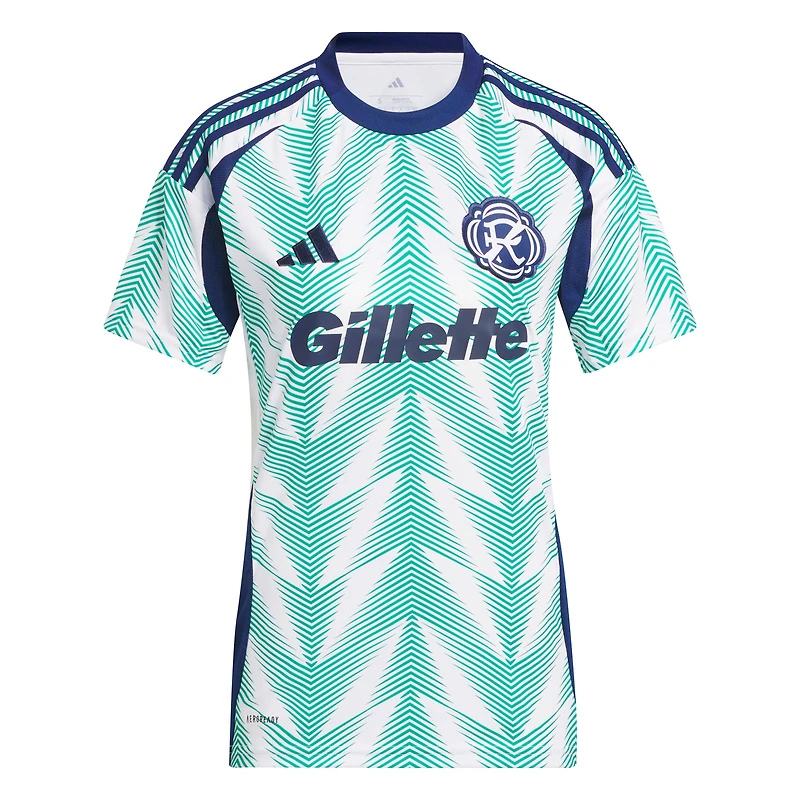 Women's adidas White New England Revolution 2025 Eastern Pine x Flag of Replica Jersey