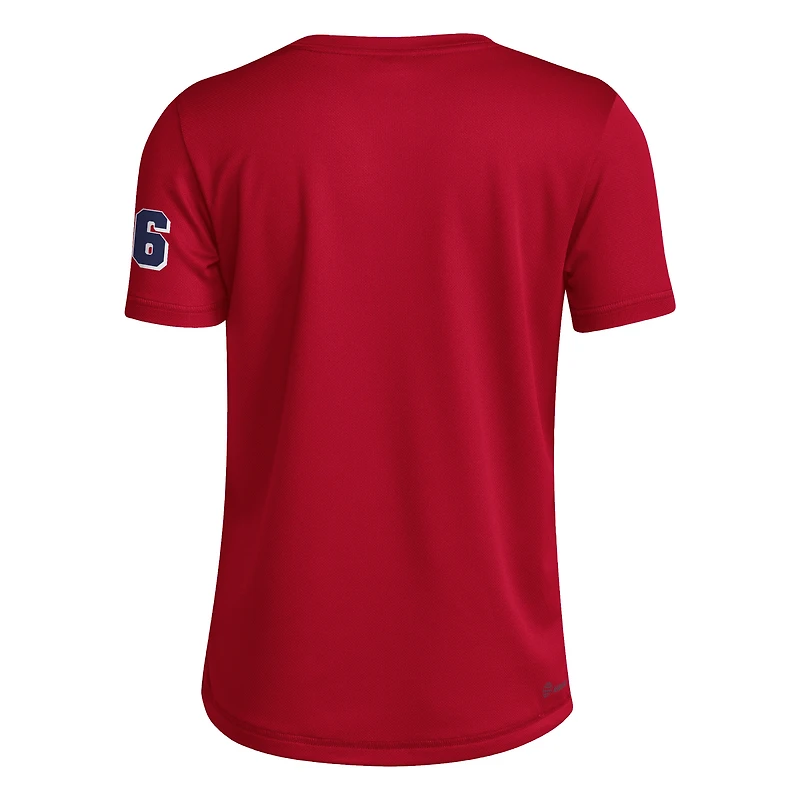 T-shirt rouge adidas New England Revolution 2025 Archive Collection pour jeunes