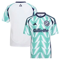 Youth adidas  White New England Revolution 2025 Eastern Pine x Flag of Replica Jersey
