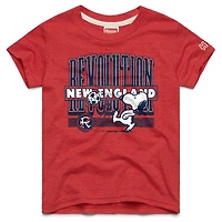 Youth Homage  Red New England Revolution MLS x Peanuts Snoopy Graphic Tri-Blend T-Shirt