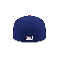 Casquette ajustée 59FIFTY bleu foncé New Era pour homme, thème Hampshire Fisher Cats