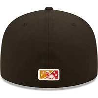 Men's New Era Black/Yellow Gatos Feroces De Hampshire Copa La Diversion 59FIFTY Fitted Hat