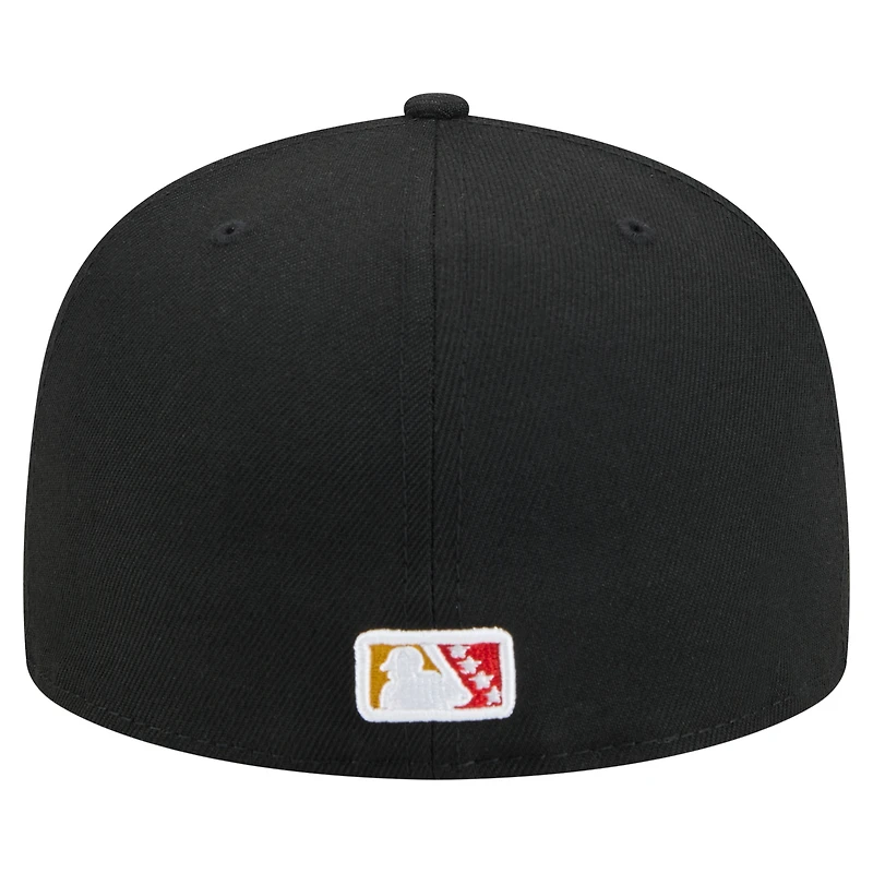 Men's New Era Black Hampshire Fisher Cats Copa de la Diversión 59FIFTY Fitted Hat