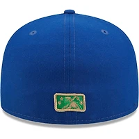 Men's New Era Blue Hampshire Fisher Cats Alternate 2 Authentic Collection 59FIFTY Fitted Hat