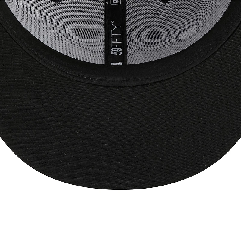 Men's New Era Navy/Red Hampshire Fisher Cats Marvel x Minor League 59FIFTY Fitted Hat