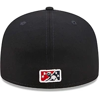 Casquette ajustée 59FIFTY New Hampshire Fisher Cats Alternate 1 Authentic Collection Era pour homme, bleu marine