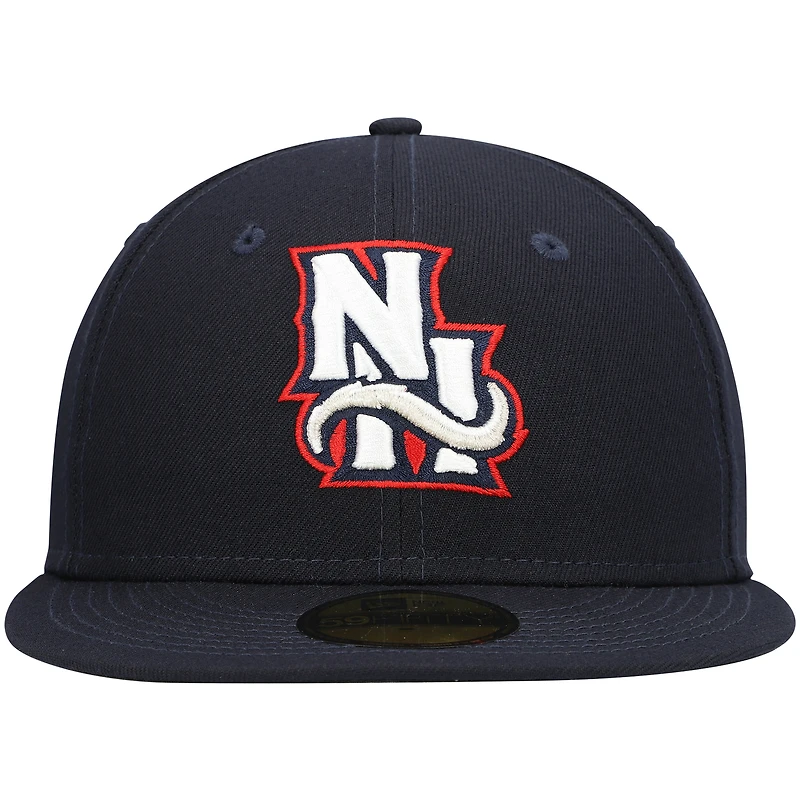 Men's New Era Navy Hampshire Fisher Cats Authentic Collection Team Alternate 59FIFTY Fitted Hat